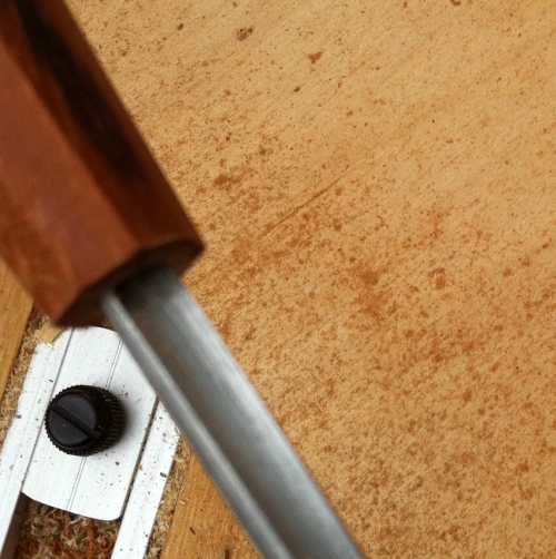Shell Auger in predrilled hole