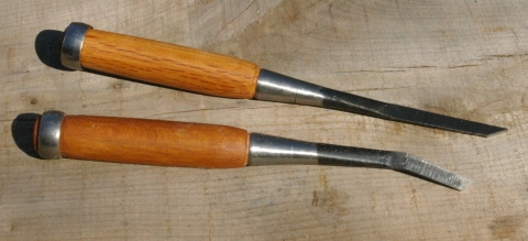 Chisels broken and whole