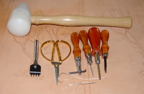Core set of leatherworking tools